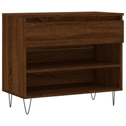 Armoire à chaussures Chêne marron 70x36x60 cm Bois d'ingénierie 