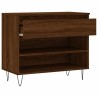 Armoire à chaussures Chêne marron 70x36x60 cm Bois d'ingénierie 