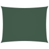 Voile de parasol tissu oxford rectangulaire 3x4 m vert foncé 