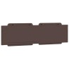 Coussin de tête de lit marron 180 cm similicuir 