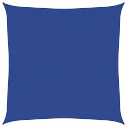 Voile d'ombrage 160 g/m² carré bleu 4,5x4,5 m PEHD 