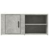 Meuble TV Gris béton 80x31,5x36 cm Bois d'ingénierie 