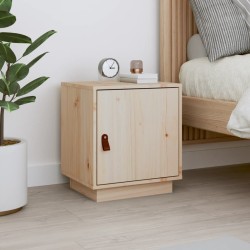 Table de chevet 40x34x45 cm Bois de pin solide 