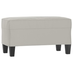 Banc Gris clair 70x35x41 cm Tissu microfibre 