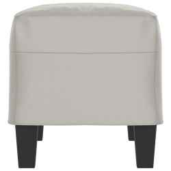 Banc Gris clair 70x35x41 cm Tissu microfibre 