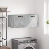 Armoire murale gris béton 80x36,5x35 cm bois d'ingénierie 