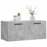 Armoire murale gris béton 80x36,5x35 cm bois d'ingénierie 