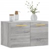 Armoire murale Sonoma gris 60x36,5x35 cm Bois d'ingénierie 