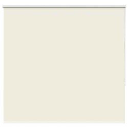 Store enrouleur occultant blanc cassé 165x175 cm largeur tissu 
