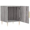 Table de chevet sonoma gris 40x40x50 cm bois d'ingénierie 