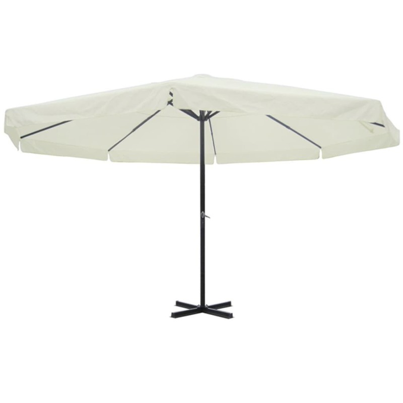 Parasol Blanc Aluminium 500 cm 