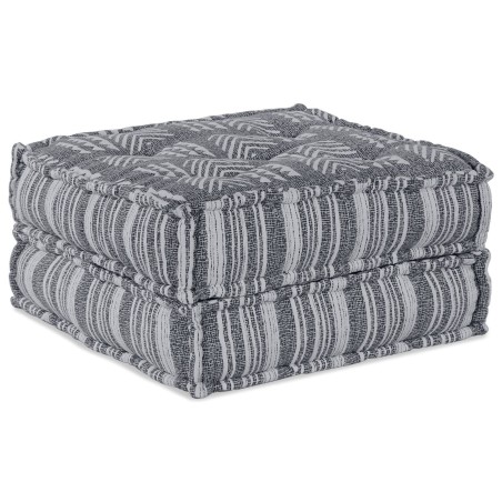 Canapé-pouf modulaire convertible 2 places en tissu gris clair vidaXL 