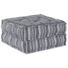 Canapé-pouf modulaire convertible 2 places en tissu gris clair vidaXL 