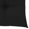 Chaises de jardin et coussins lot de 4 Gris Bois acacia massif 