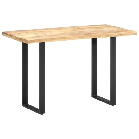 Table de salle à manger 120x60x76 cm bois de manguier solide 