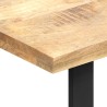 Table de salle à manger 120x60x76 cm bois de manguier solide 