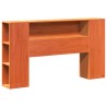 Cadre de lit sans matelas cire marron 120x190cm bois pin massif 
