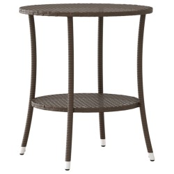 Chaises de jardin inclinables lot de 2 et table résine tressée 