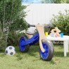 Vélo d'équilibre pour enfants avec pneus pneumatiques bleu 