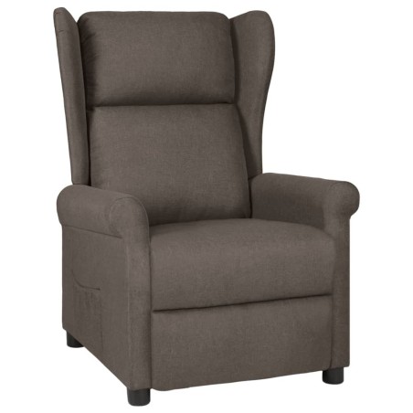 Fauteuil inclinable Marron Tissu 