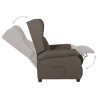 Fauteuil inclinable Marron Tissu 