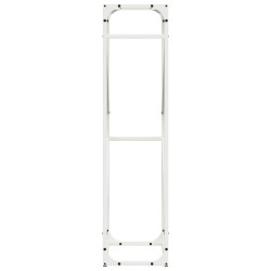 Portant de bois chauffage blanc 40x25x100 cm 