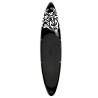 Ensemble de planche SUP gonflable 366x76x15 cm Noir 
