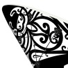 Ensemble de planche SUP gonflable 366x76x15 cm Noir 