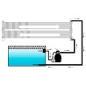 Panneaux solaires de chauffage de piscine 2 pcs 80x310 cm 
