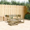Salon de jardin 3 pcs bois de pin imprégné 