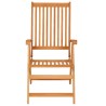 Chaises de jardin lot de 2 et coussins vert vif Teck massif 