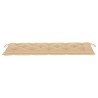 Banc de jardin empilable et coussin 159 cm Bois de teck massif 