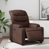 Fauteuil inclinable électrique Marron Similicuir 