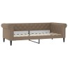 Lit de jour cappuccino 100x200 cm similicuir 