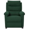 Fauteuil inclinable électrique Vert foncé Tissu 