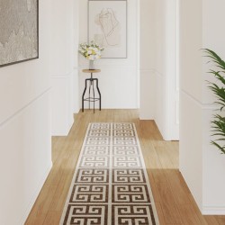 Tapis intérieur extérieur à poils courts 80x300 cm antidérapant 