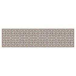 Tapis intérieur extérieur à poils courts 80x300 cm antidérapant 