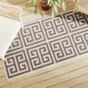 Tapis intérieur extérieur à poils courts 80x300 cm antidérapant 