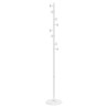 Porte-manteau blanc 176 cm fer enduit de poudre 