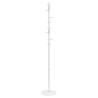 Porte-manteau blanc 176 cm fer enduit de poudre 