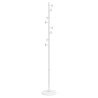 Porte-manteau blanc 176 cm fer enduit de poudre 