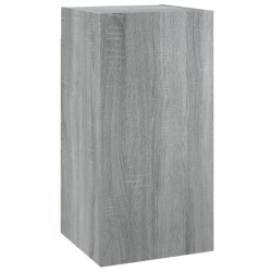 Ensemble de meubles TV 6 pcs Sonoma gris Bois d'ingénierie 