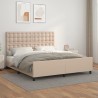 Cadre de lit sans matelas cappuccino 160x200 cm similicuir 
