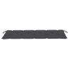 Banc de jardin empilable et coussin 159 cm Bois de teck massif 