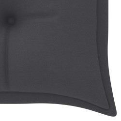 Banc de jardin empilable et coussin 159 cm Bois de teck massif 