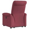 Fauteuil inclinable rouge bordeaux tissu 