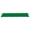 Banc de jardin empilable et coussin 159 cm Bois de teck massif 