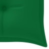 Banc de jardin empilable et coussin 159 cm Bois de teck massif 