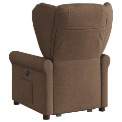 Fauteuil inclinable Marron Tissu 