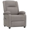 Fauteuil inclinable électrique Taupe Tissu 